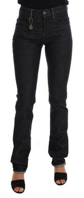Costume National Blue Cotton Stretch Slim Fit Jeans -   -  Costume National.